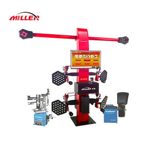 เครื่องตั้งศูนย์ล้อ 3 มิติ แบบขั้นสูง สำหรับล้อสี่ล้อ ความแม่นยำสูง สำหรับอู่ซ่อมรถยนต์ พร้อมเครื่องถ่วงล้อและเครื่องเปลี่ยนยาง - Product Image 1