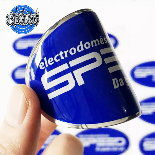 ZHK New Arrival OEM ODM Custom Waterproof 3D Dome Epoxy Resin Logo Stickers for Business Brand Factory Direct