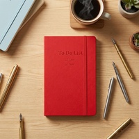 Nouveau carnet de planification A5 2027 à succès avec bande élastique et reliure cousue à plat pour l'école et le travail