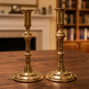 เชิงเทียนทองเหลืองทำมือ งานฝีมือประณีต รุ่น DMB-123 - Product Image 3