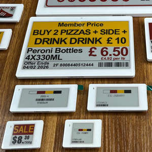 Étiquettes de prix électroniques, étiquettes de rayonnage numériques, ESL, encre électronique, NFC, papier électronique, EPD, ESP32, API, SPI, 2,4 GHz, logiciel, Bluetooth, BLE5.0 - Product Image 6