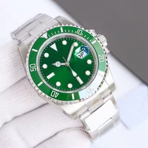 Reloj mecánico automático resistente al agua para hombre, esfera redonda multicolor con bisel giratorio y movimiento de cuerda automática - Product Image 1