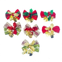 Grandes quantités, excellent prix : décorations de Noël chinoises, clochettes en tissu, nœuds, petits accessoires, pendentifs, fournitures pour boîtes d'emballage