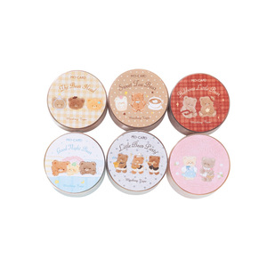 1 rollo de cinta adhesiva de la serie Bear's Dream Melodies, pegatinas decorativas reutilizables con temática de oso para manualidades - Product Image 5