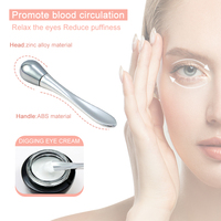 Spatule cosmétique en alliage de zinc anti-rides pour massage des yeux, petit outil de beauté pour crème contour des yeux, vente en gros