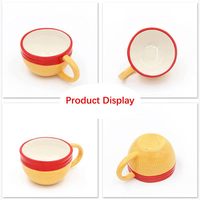 Chapeau d'animation tasse à café en céramique Monkey D. Luffy One Piece chapeau tasse en céramique tasses cadeau de vaisselle promotionnel