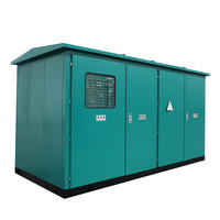 La sous-station de transformateur de cabine de kiosque complète électrique en métal comprend l'appareillage de commutation MV LV et le compartiment du transformateur