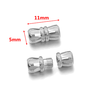 취미 스테인레스 스틸 배럴 나사 걸쇠 나사 커넥터 목걸이 보석 만드는 용품 - Product Image 6