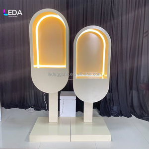 LEDA Novedad Moderna: Soporte Metálico Personalizable para Cabina Telefónica de Audio para Invitados de Boda - Product Image 3