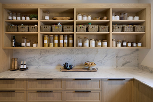 Armarios de <span class=keywords><strong>cocina</strong></span> de marco estrecho de roble blanco con diseño personalizado de estilo contemporáneo americano Premium - Product Image 6