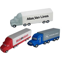 BSCI Anti Stress Camion Balle Anti-Stress Usine En Gros Logo Personnalisé PU Peluche Unisexe Cadeaux Promotionnels, enfants Jouet Non-toxique PU Mousse