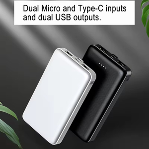 Siêu công suất lớn 10000mAh ngân hàng điện sạc di động Type-C USB DC giao diện đầu vào vật liệu PVC 12 Wát cho điện thoại di động - Product Image 3