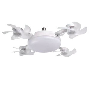 <span class=keywords><strong>Ventilateur</strong></span> de plafond Niu Zhi Lighting UAV avec lampe E27, silencieux, à économie d'énergie, en ABS, pour chambre et salle de bain - Product Image 1