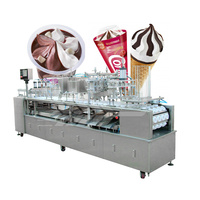 Machine à remplir et sceller les gobelets d'eau MY Automatic 4 Lane 6 Lane Compote Appel Jam 3 Flavor Ice Cream Tub