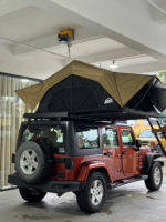Tente de toit EZNEST ultra-fine et légère, anti-condensation, respirante, en alliage d'aluminium, coque rigide, pour les voyages en voiture 4x4