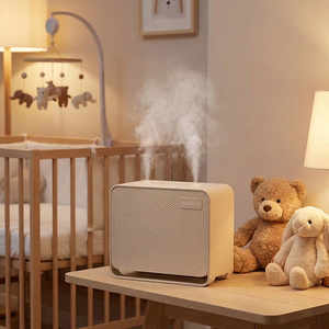 Humidificador Ultrasónico Portátil Mini de Plástico, Desinfección con Iones Negativos, Recargable por USB, Humidistato, Luz Nocturna, Bajo Ruido, Temporizador 1 - Product Image 6