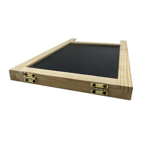 Lavagne per bambini con gesso di scrittura Doodle di disegno bordo nero montato a <span class=keywords><strong>parete</strong></span> in <span class=keywords><strong>legno</strong></span> cartello cornici Tablet bacheca - Product Image 6
