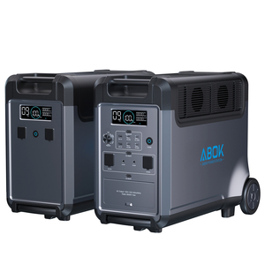 Station d'alimentation portable ABOK 3600W 3840Wh avec recharge solaire et batterie supplémentaire, version combinée SYD3600 Solar Po - Product Image 5