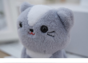 Juguete de Peluche de <span class=keywords><strong>Gato</strong></span> Tabby de Dibujos Animados, Muñeco de Peluche Pequeño con Relleno de Algodón PP - Venta al Por Mayor Disponible - Product Image 6