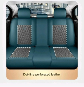 Coprisedile <span class=keywords><strong>in</strong></span> pelle Nappa <span class=keywords><strong>per</strong></span> <span class=keywords><strong>auto</strong></span> a cinque razze <span class=keywords><strong>per</strong></span> berlina e tipo anteriore SUV <span class=keywords><strong>in</strong></span> <span class=keywords><strong>cotone</strong></span> LLA-31 di protezione del sedile interno - Product Image 2