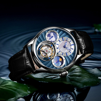 Montre Tourbillon la plus populaire pour hommes 2025 – Deux fuseaux horaires, phases de lune, montres mécaniques multifonctionnelles