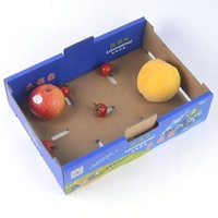 Boîte d'emballage de fruits cerises en carton, emballage en carton pour ananas