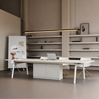 Table de conférence moderne de 71 à 142 pouces de large (6 à 12 pieds) pour 4 à 10 personnes avec un grand espace de rangement, structure en acier