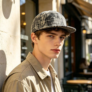 Gorra de Béisbol Unisex Ajustable de 7 Paneles con Visera Plana, Gorra Deportiva para Exteriores, Gorra de Béisbol Moderna e Informal con Estampado Personalizado de Fábrica - Product Image 1