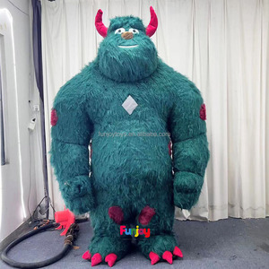 Publicidad al aire libre inflable gigante azul monstruo disfraz <span class=keywords><strong>Sully</strong></span> mascota FIESTA DE Halloween - Product Image 5