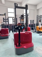 Chariot élévateur électrique sur pied Worui CDD-ZJSTS certifié CE, batterie au plomb-acide, pneus en polyuréthane, utilisation en intérieur, centre de charge 500 mm