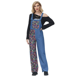 Costume d'Halloween pour couple, cosplay <span class=keywords><strong>Mario</strong></span>, électricien de l'eau, super spectacle, ceinture, pantalon - Product Image 3