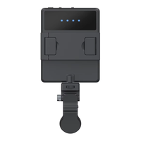 Lampe Clip Selfie 60 LED Portable avec Clip pour Téléphone/Tablette/Ordinateur Portable, Lampe d'Appoint Rechargeable 2000mAh, 3 Modes