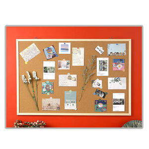 <span class=keywords><strong>Bacheca</strong></span> da parete bifacciale in <span class=keywords><strong>legno</strong></span> personalizzata per ufficio con dimensioni su misura e pannello in sughero per messaggi - Product Image 2