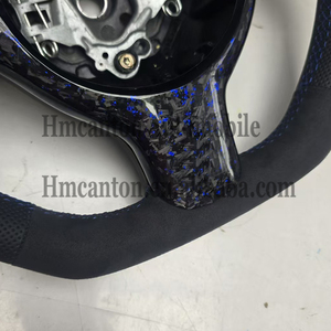 Volant de voiture en cuir suédé perforé sans cadre pour BMW E46 M3 – Produits populaires - Product Image 6