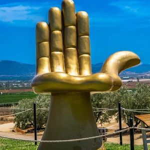 Giardino esterno decorazione di arte di grandi dimensioni in metallo scultura in bronzo del piede bigfoot statua - Product Image 5