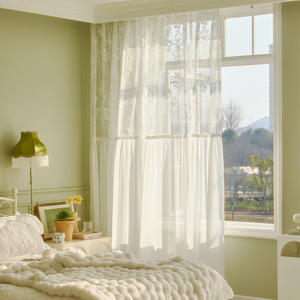 <span class=keywords><strong>Tende</strong></span> <span class=keywords><strong>in</strong></span> <span class=keywords><strong>Pizzo</strong></span> Bianco DaiRui - 160 cm, Motivo Foglie <span class=keywords><strong>e</strong></span> Rami <span class=keywords><strong>in</strong></span> Stile Country, <span class=keywords><strong>Pizzo</strong></span> Floreale per Privacy <span class=keywords><strong>in</strong></span> Camera da Letto, Drappeggi Vintage <span class=keywords><strong>in</strong></span> <span class=keywords><strong>Tulle</strong></span> - Product Image 3