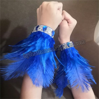 Plumes d'autruche Turq 20-30cm, décoration pour costumes de carnaval, décoration de table, plumes d'autruche colorées pour mariage