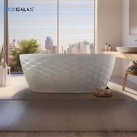 Baignoire autoportante intelligente Icegalax Factory Wholesale pour intérieur, prix abordable, en acrylique