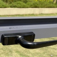 Fenêtre à suspension supérieure RG50 Fenêtres de toit en verre trempé pour toit plat Fenêtre en aluminium pour puits de lumière