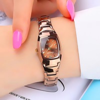 Montres pour femmes de marque TOP, en acier inoxydable, luxe, avec cristaux, bracelet tendance, montre-bracelet pour femmes, montre à quartz pour femmes avec diamants