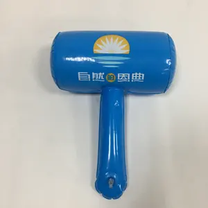 Brinquedo inflável personalizado de martelo, brinquedo inflável de plástico de desenho animado para criança