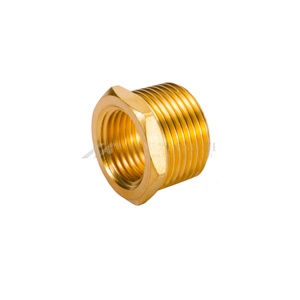 บูชลดขนาดหกเหลี่ยมเกลียวตัวผู้ตัวเมีย ขนาด 3/4"*3/8"  ข้อต่อทองเหลืองเกลียว  อุปกรณ์เรือสำหรับเรือยอชท์ ผลิตในไต้หวัน - Product Image 3