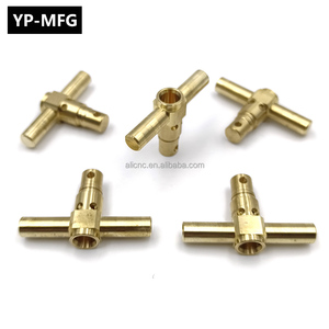 CNC Machined Brass Part Aluminum Parts Customized Brass CNC Turned Parts Turning Machining Custom High Precision CNC Machining - Product Image 5
