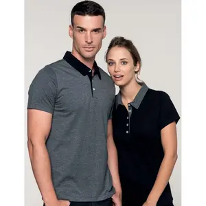 Maglia polo bicolore K260 personalizzabile per merchandising - Product Image 1