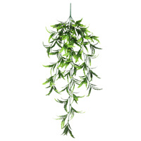 Décoration d'intérieur décoration artificielle arche d'intérieur fausse fleur feuilles d'arbre suspendus fausse mauvaise herbe plantes vertes