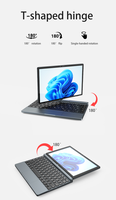 Portátil 2 en 1 de 10.1 Pulgadas, Intel I3-1215U, Pantalla Táctil, WiFi 6, Face ID, Carga Rápida, Tablet PC Portátil para Oficina