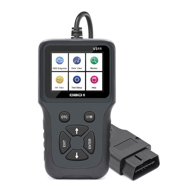 V311 Automobile Fault Diagnosis Instrument Engine Detection Car Code Reading Card Handheld Car Inspection Tool Obd2 Scanner