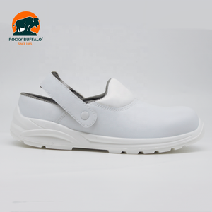 Rocky Buffalo SB <strong>White</strong> Safety Sandals Work <strong>Shoes</strong> Microfiber Leather Composite Toe Safety <strong>Chef</strong> <strong>Shoes</strong> - Product Image 1