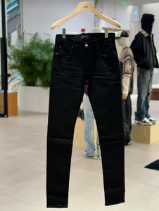 <span class=keywords><strong>Pantaloni</strong></span> in denim da <span class=keywords><strong>uomo</strong></span> a vita alta, lavaggio chiaro, vestibilità dritta, in maglia, tinta unita, estivi, casual, sportivi, hip hop, per tutti i giorni - Product Image 6