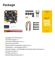 Pengendali Penerbangan SpeedyBee F745 AIO 35A FC ESC MPU6000 8MB WiFi BLE 25.5mm Aksesoris Drone FPV Profesional Suku Cadang DIY
